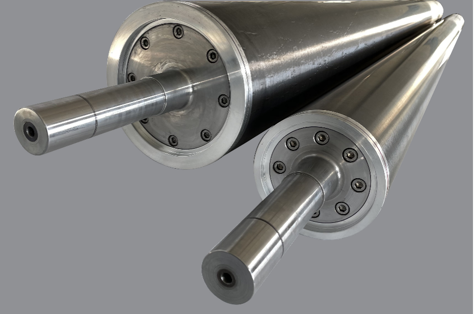 Szénszálas henger textilipari gépekhez